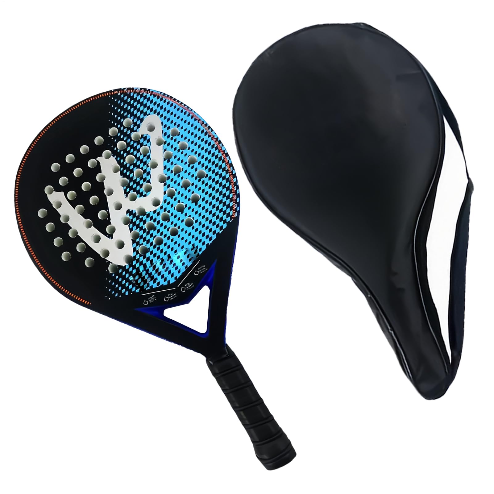 Paletas de Pádel para Adultos Palas Ligeras de Pádel | Equipo Ligero con Empuñadura Ergonómica y Bolsa de Almacenamiento Unisex Para Adultos Y Niños