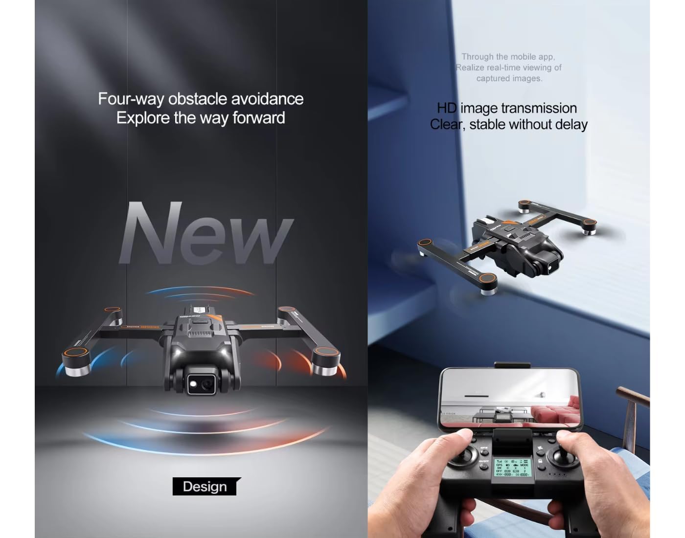 DRD STORE Drones with UHD Camera for Adults 3 Axis Brushless Drone Gimble Technology Full HD Video Recording Camera 4k 60 Fps Drone For All kids & Adult Model-087538313