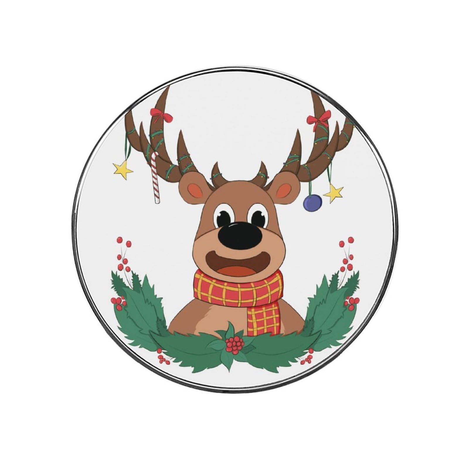 Christmas Deer Refrigerator Magnet Decorative Locker Magnet For Kitchen And Office Home Décor