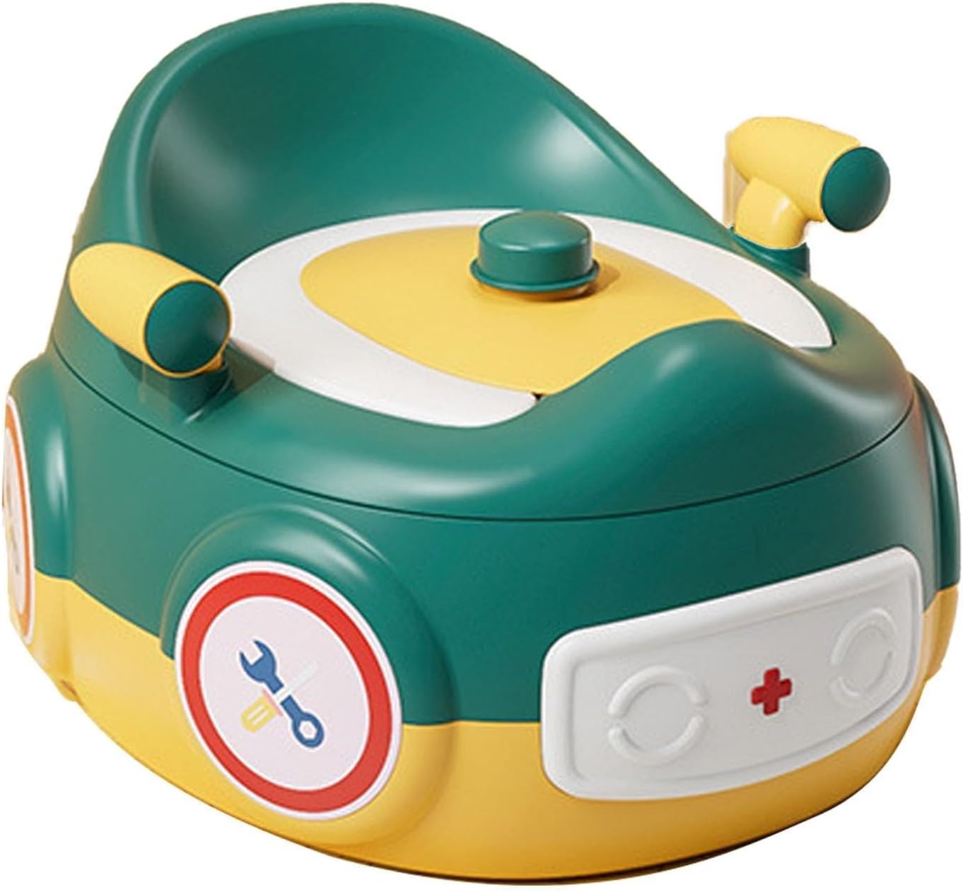 Potty Seat, Non Slip Soft Cushion with Dual Safety Handles, Easy Clean for Toddlers Boys and Girls