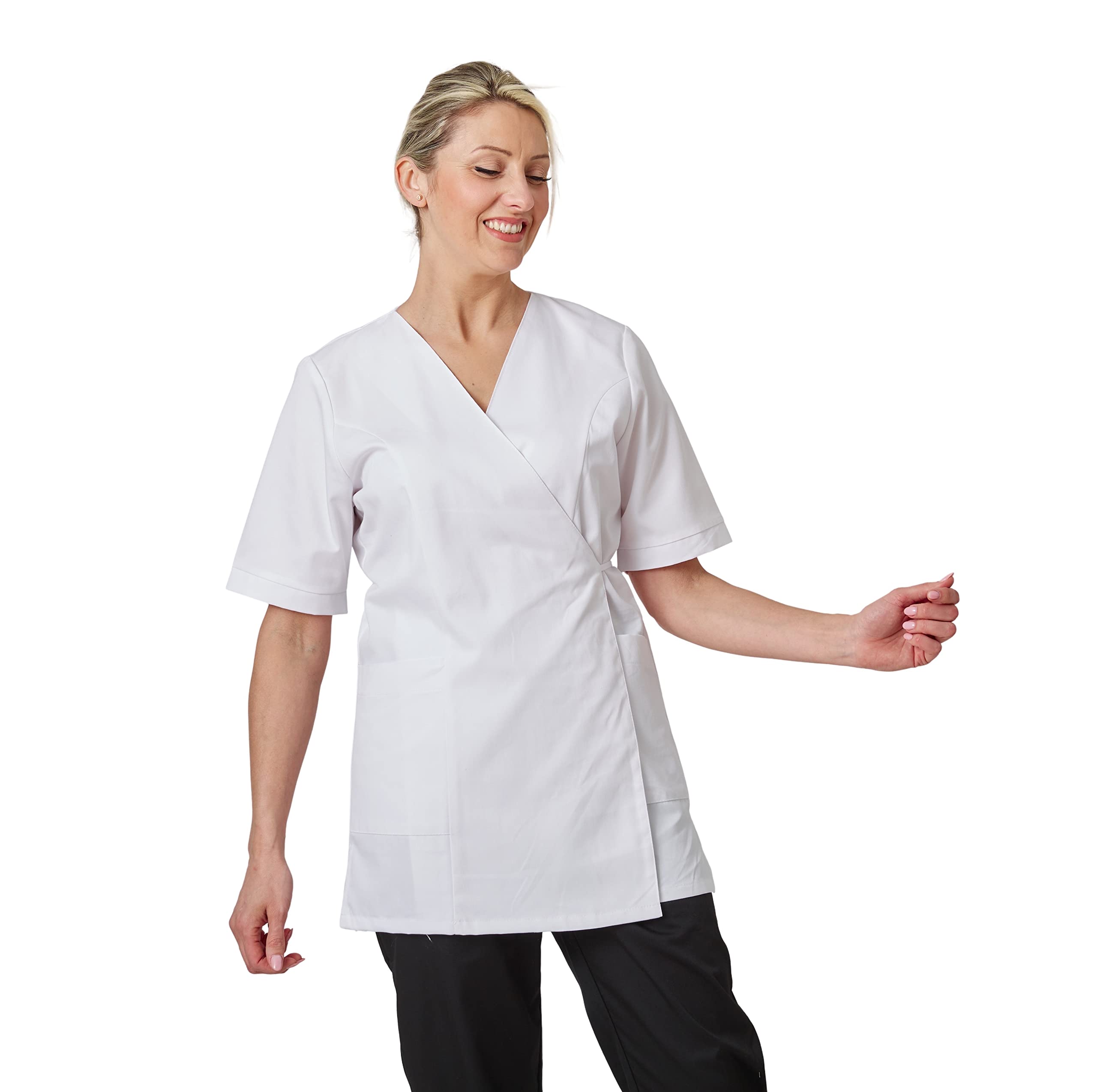 Hurry Jump Tunique Femme Medical Santé Eshtétique Coiffure Style Kimono