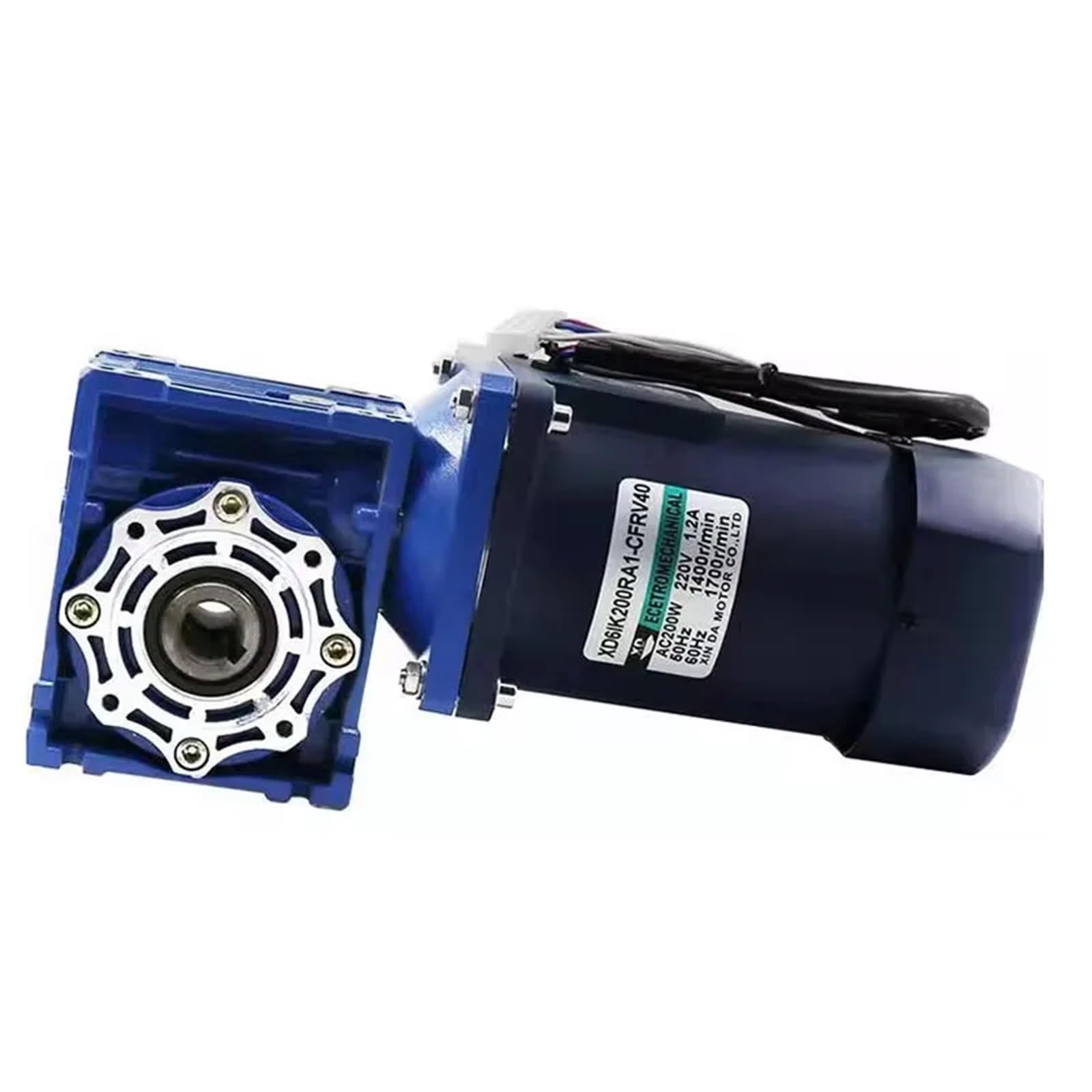 RV40 220 V 200 W AC samoblokujący silnik z pojedynczym wyjściem z regulowaną prędkością CW CCW Wysoki moment obrotowy (0-46 rpm)