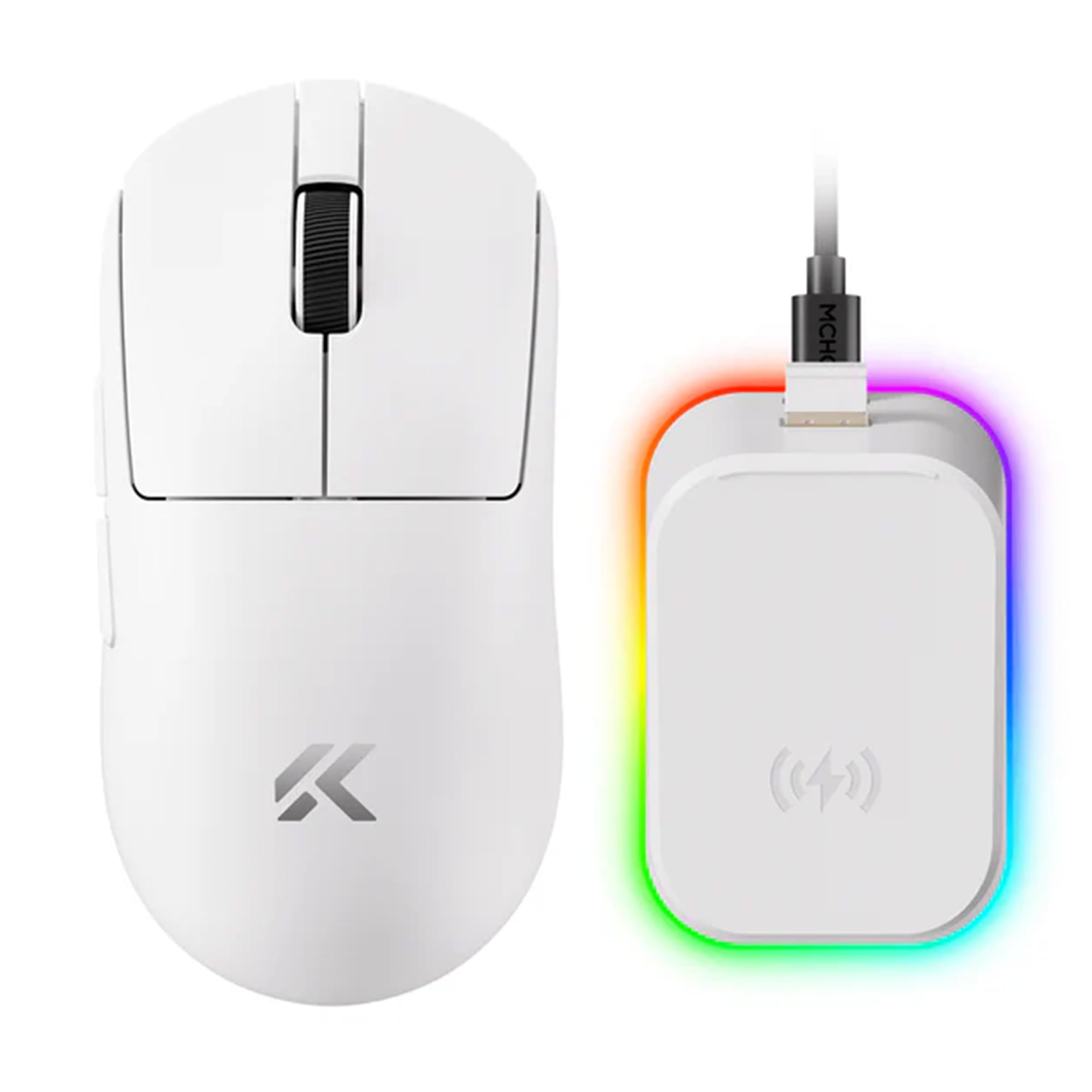 ラウドマウス　23.5 Amazon.com: MCHOSE A7 V2 Ultra+ Wireless Gaming Mouse, Megnetic