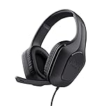Trust Gaming GXT 415 Zirox Cuffie Gaming Leggere con Driver da 50 mm per PC, Xbox, PS4, PS5, Switch, Mobile, Jack Audio 3.5 mm, Cavo 2m, Cuffie con Microfono Over-Ear - Nero