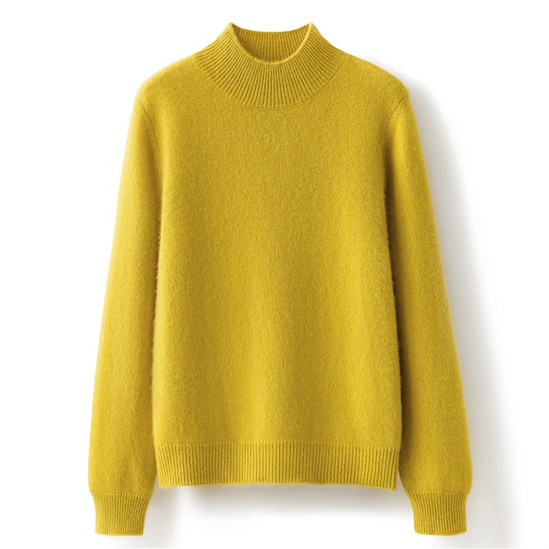 Jerséis Más Gruesos para Mujer, Jerseys De Punto De Cachemira, Prendas De Punto con Cuello Simulado, Suéter Cálido