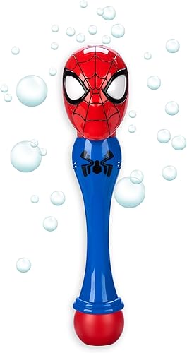 Vista 4 de Disney Store Varita de burbujas iluminada de Cars Lightning McQueen para niños, juguete interactivo LED, perfecto para niños, diseño de película