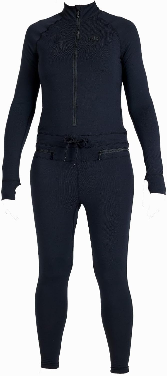 Airblaster Women's Hoodless Ninja Suit Thermal One-Piece Layer – Warm, Stretchy Base for Skiing & Snowboarding