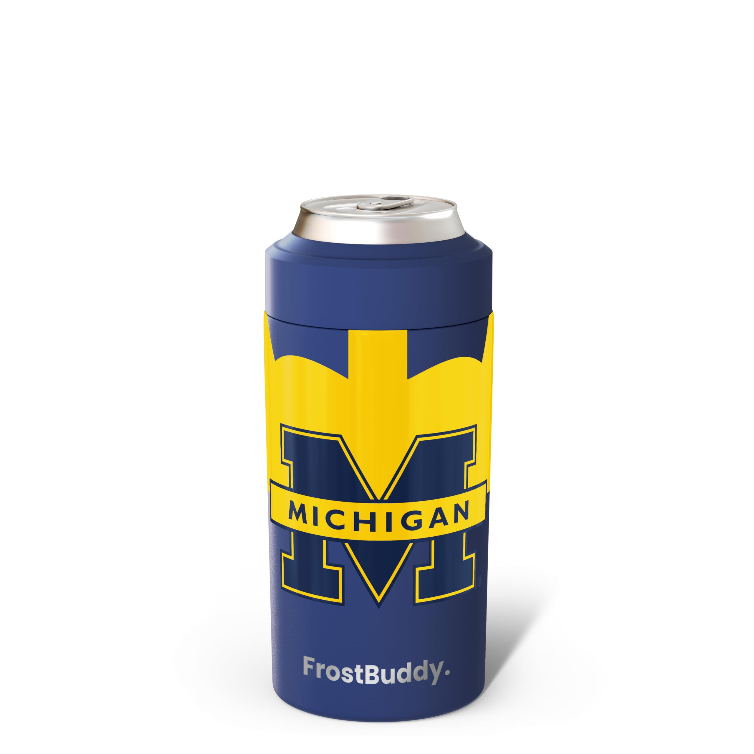 Frost Buddy Universal Can Cooler - Fits 12 &amp; 16 oz (Michigan Wolverines)
