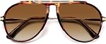 SOJOS Retro Oversized 70s 90s Aviator Sunglasses for Women Men Trendy Vintage Square Sun Glasses SJ2693