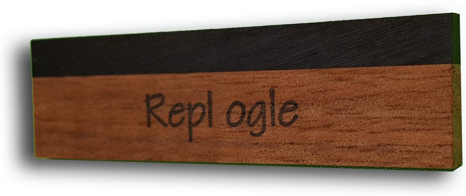 REP-SKF1B Resonator Saddles - Full Koa/Ebony Capped Blank