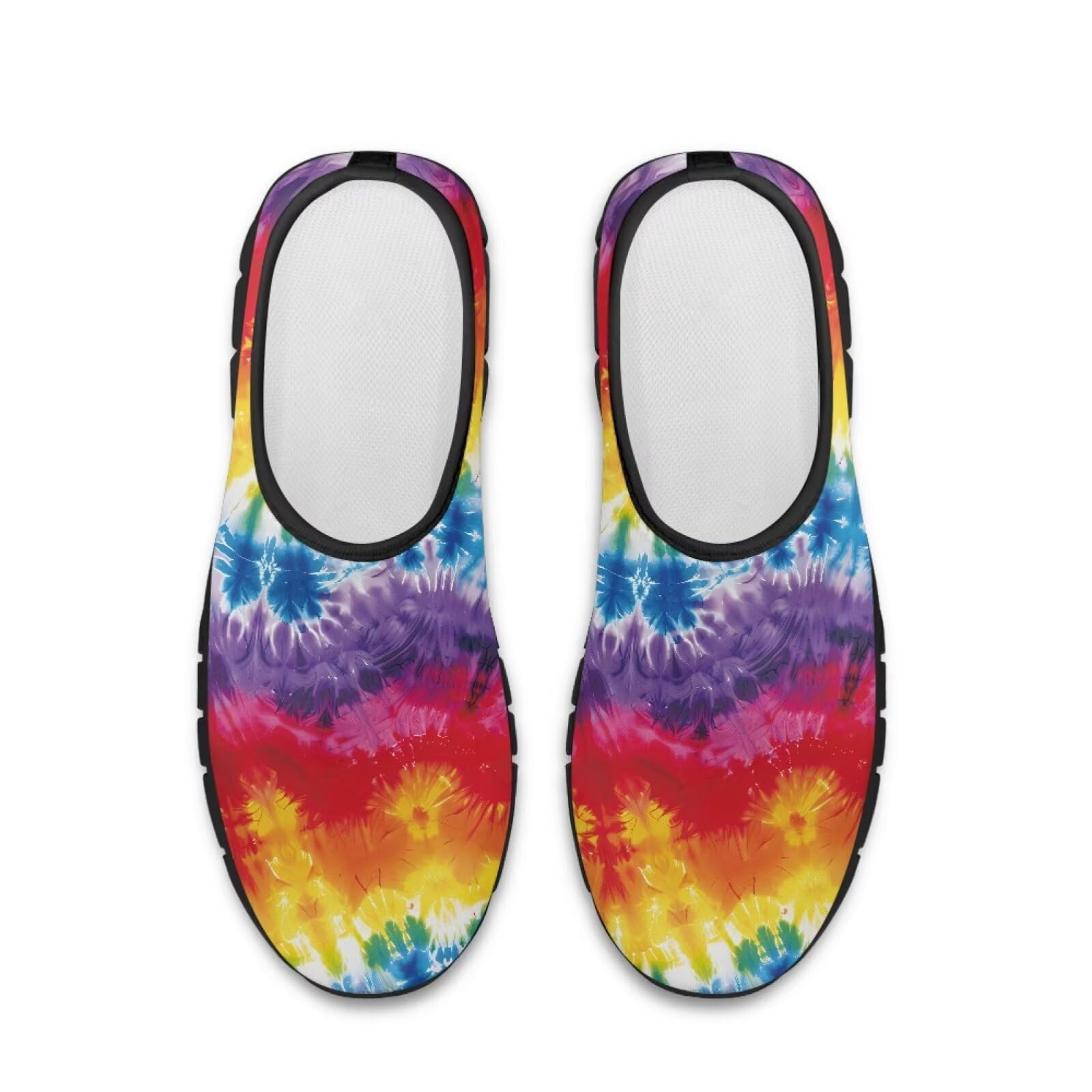 xixirimido Women Slip On Sneakers Casual Fashion Low Top Flat Walking Shoes Non-Slip Breathable Mesh Tennis Footwear