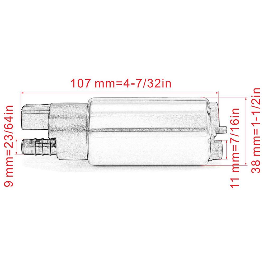 Pompa del carburante della benzina del motociclo per Yamaha YZF R1 R6 R6S MT03 FZ6 FAZER FZ6N FZ6R FZ8 FZ8N FAZER XJ6 FJR1300 XT660 XT660R XT660X XT660Z