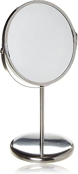 Ikea Trensum ayakl  kozmetik aynas ,  ift tarafl , b y tmeli, paslanmaz  elik  er eve
