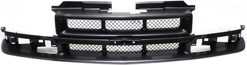 Garage-Pro Front Grille Assembly For Chevrolet S10 1998-2004, Blazer 1998-2005, Truck Grill Black GM1200418