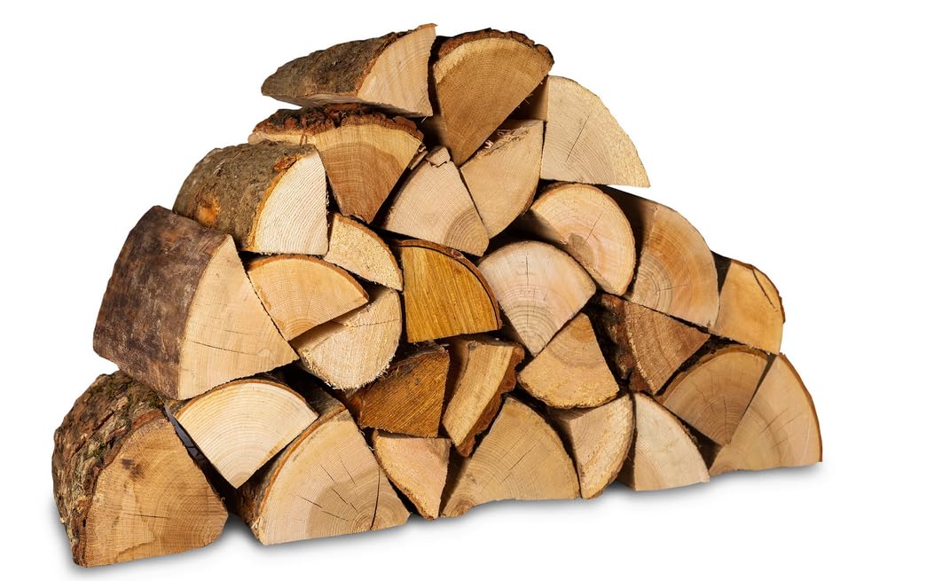 Hardwood Firewood Logs 7Kg Kiln Dried Logs - Ready to Burn Easy For a Long Hot Burn Hard Wood for Weekend Fires Open Fire Pits Wood Burners Log Burners Fireplaces
