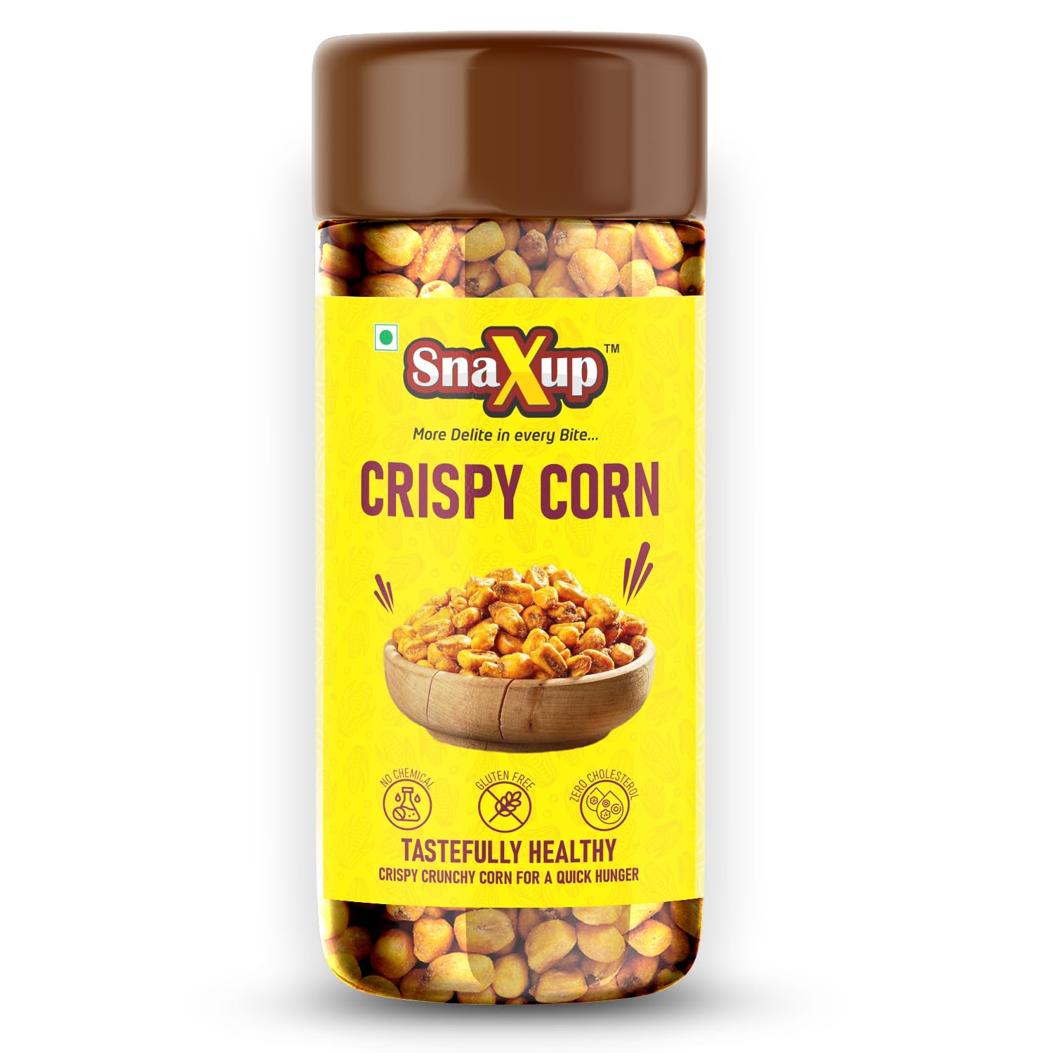 Snaxup Crispy Corn Crunchy Kernels - Gluten Free | Healthy Snacks for Weight Loss | Crispy Corn Snack | Freeze & Dried Sweet Corn Snacks in Fresh | Corn Chips Mixture Namkeen (100g)