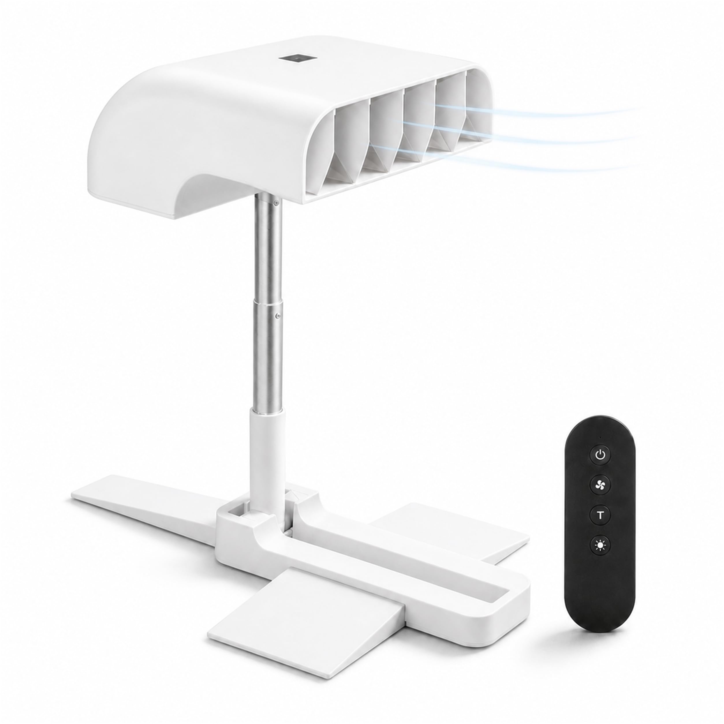Système de refroidissement pour lit, ventilateur sous les draps avec 5 vitesses réglables, ventilateur rafraîchissant pour dormeurs ayant chaud et sueurs nocturnes