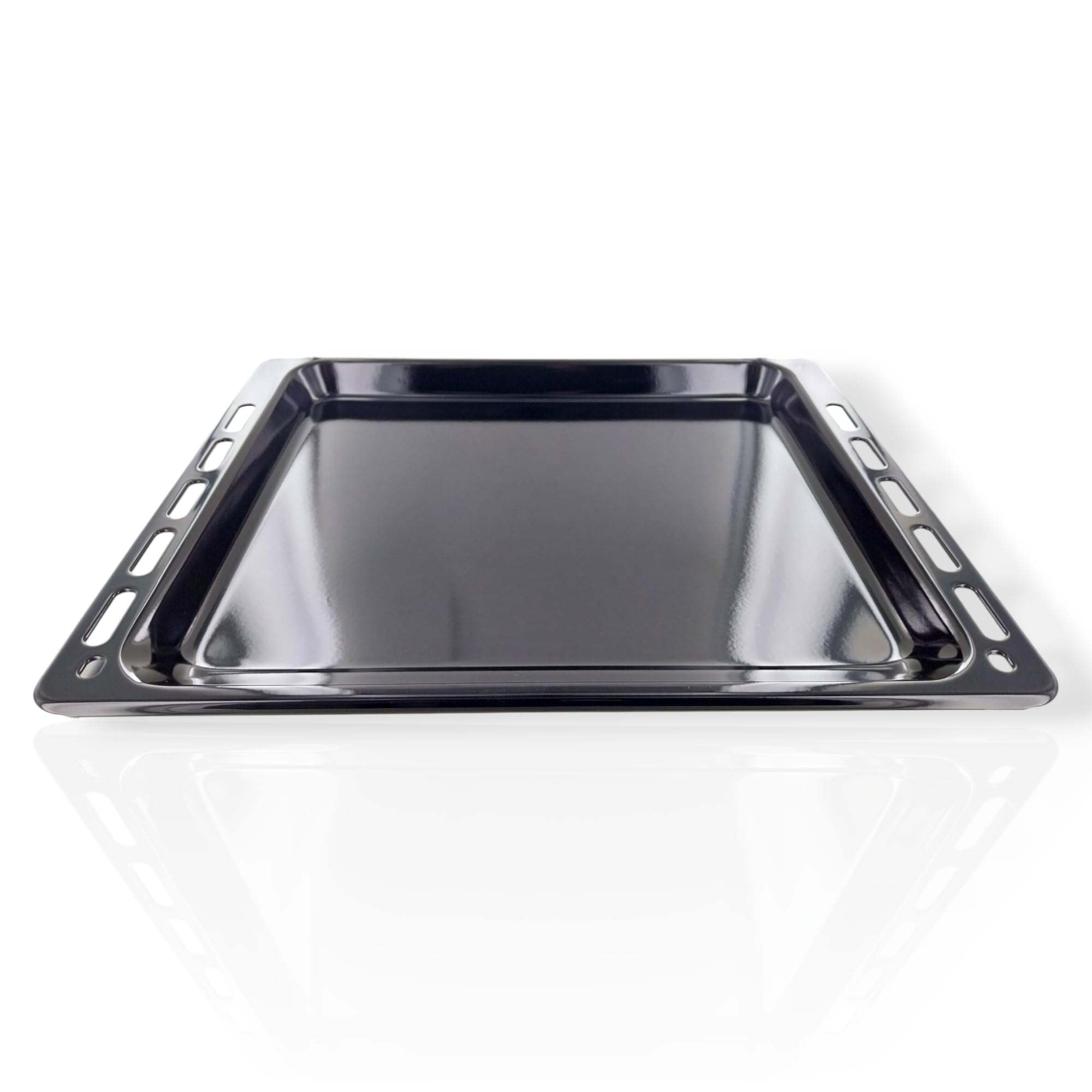 DL-pro Bandeja para horno 447 x 375 x 33 mm, esmaltada para Whirlpool Ignis Bauknecht 481010683239