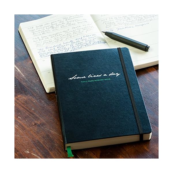 LEUCHTTURM1917 355276 Some lines a day, 5-Jahres-Buch Medium (A5), Nordic Blue – Bild 5