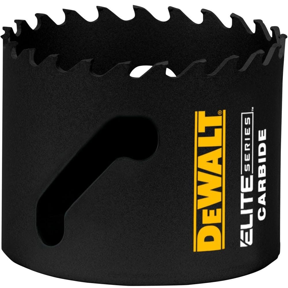 Scies cloches en carbure Dewalt Elite 6,3 cm à endurance extrême pour métaux