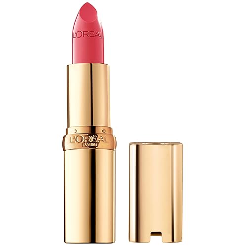 L'Oreal Paris - Lápiz labial Colour Riche, acabado satinado cremoso, impregnado con ingredientes hidratantes, lápiz labial para labios suaves