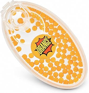 100 Orange Crushballs for Filter Insertion, 16 Flavours to Choose Available, Menthol Mint Crush Balls, Flavoured Capsules. Click on Inserts Beads Orange