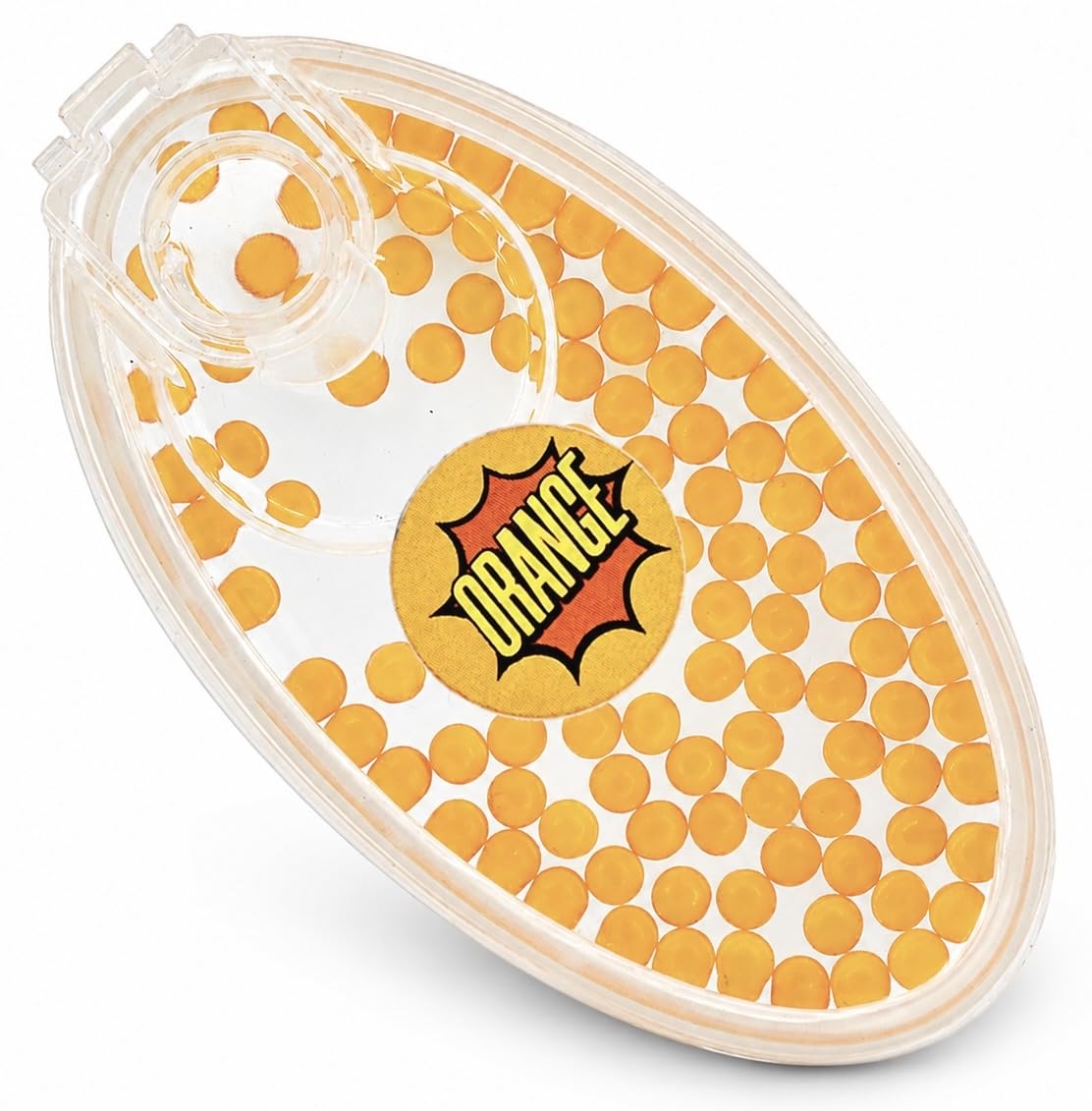 MrBlastin 100 Orange Crushballs for Filter Insertion, 16 Flavours to Choose Available, Menthol Mint Crush Balls, Flavoured Capsules. Click on Inserts Beads (Orange)