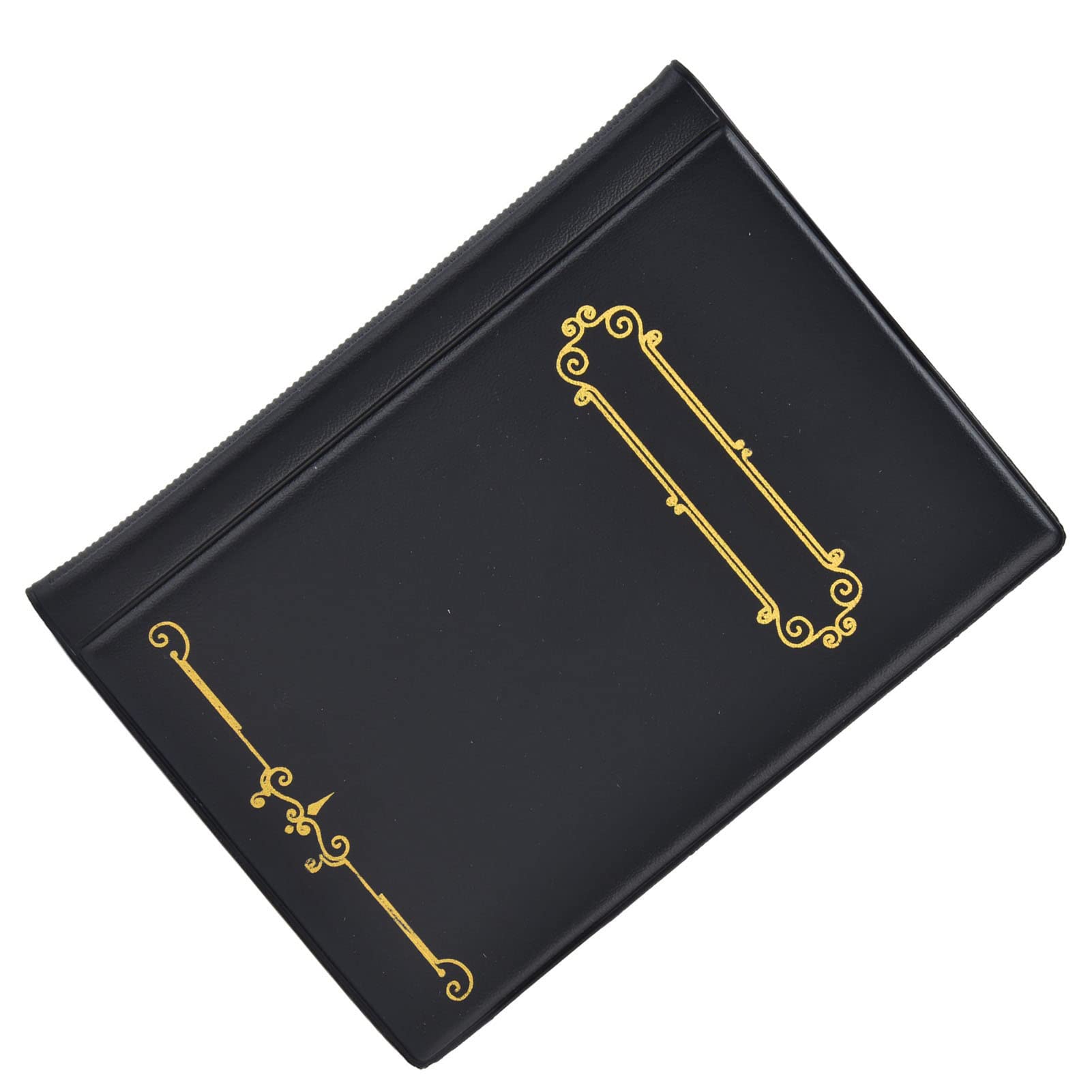Collection Storage Album Book, Easy To Store 120 Pockets Holder Good Water for Collection Use for Gifts(black)