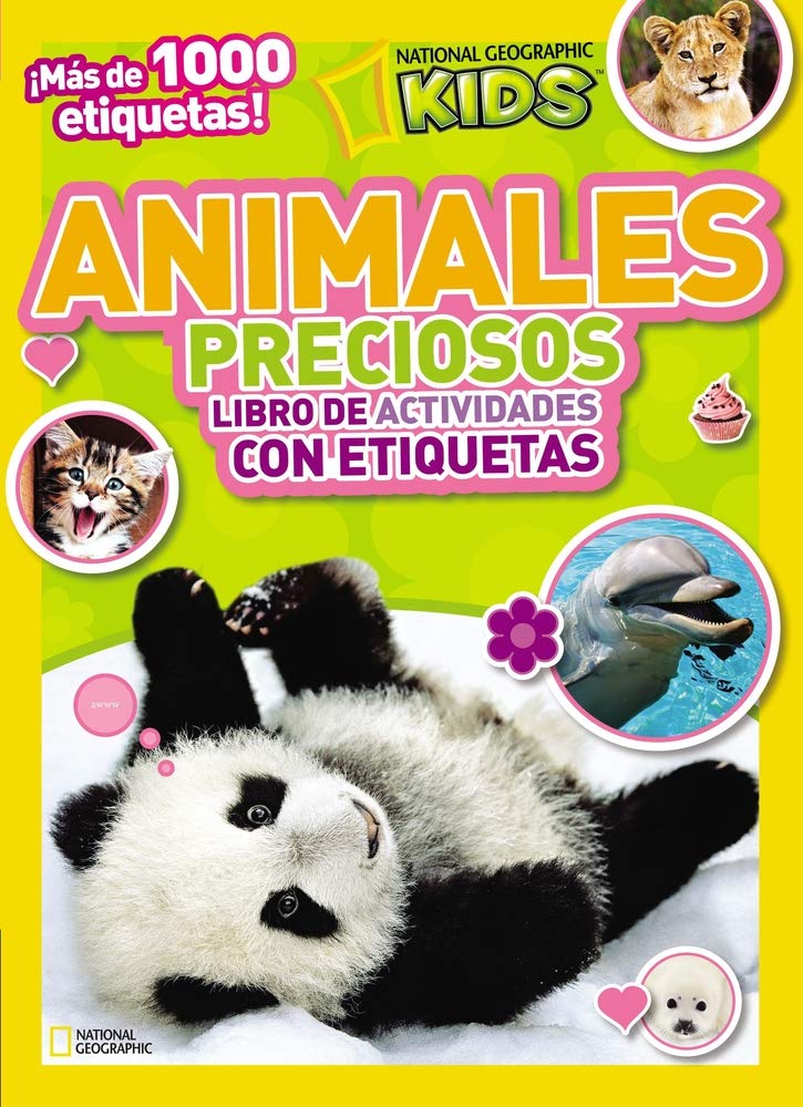 Animales preciosos: Libro de actividades con etiquetas Paperback – Import, 9 December 2014