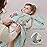 Mosebears Sleep Sack Baby Winter Wearable Blanket with 2-Way Zipper,2.5 TOG Cotton Sleep Sack Unisex (Calm Sage, 6-12 Months)