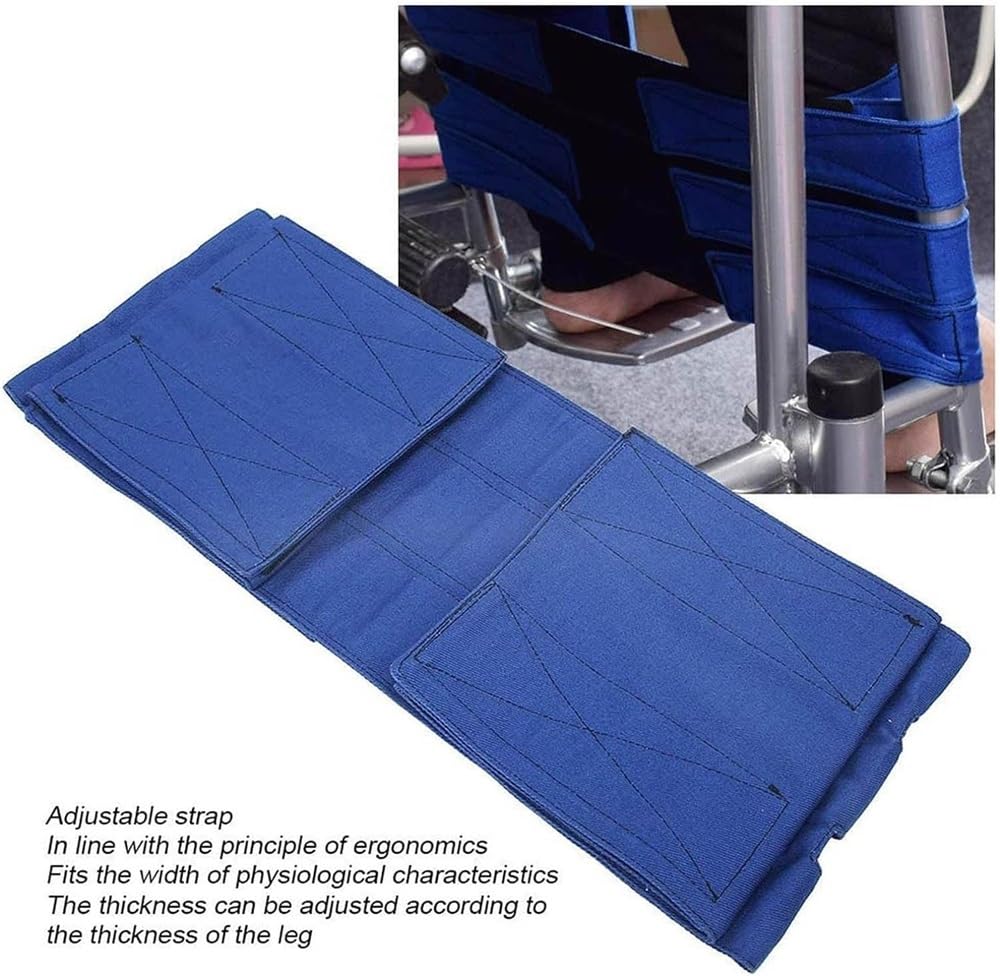 Cinturón de seguridad ajustable para silla de ruedas para ancianos y discapacitados, soporte antideslizante para piernas, accesorios seguros y cómodos para una mayor movilidad