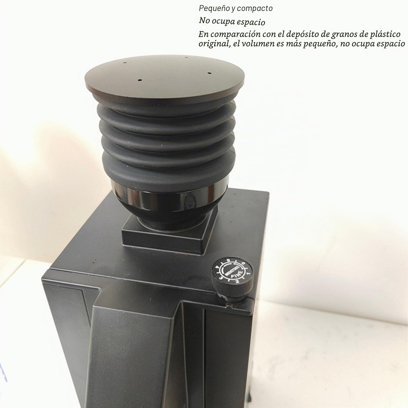 Molinillo de café con Tolva Monodosis, Silicona ABS para Eureka Mignon Manuale, Silenzio, Specialita, Pertetto, Design,Classico, Filtro, Crono, Brew Pro, XL, el Contenedor de