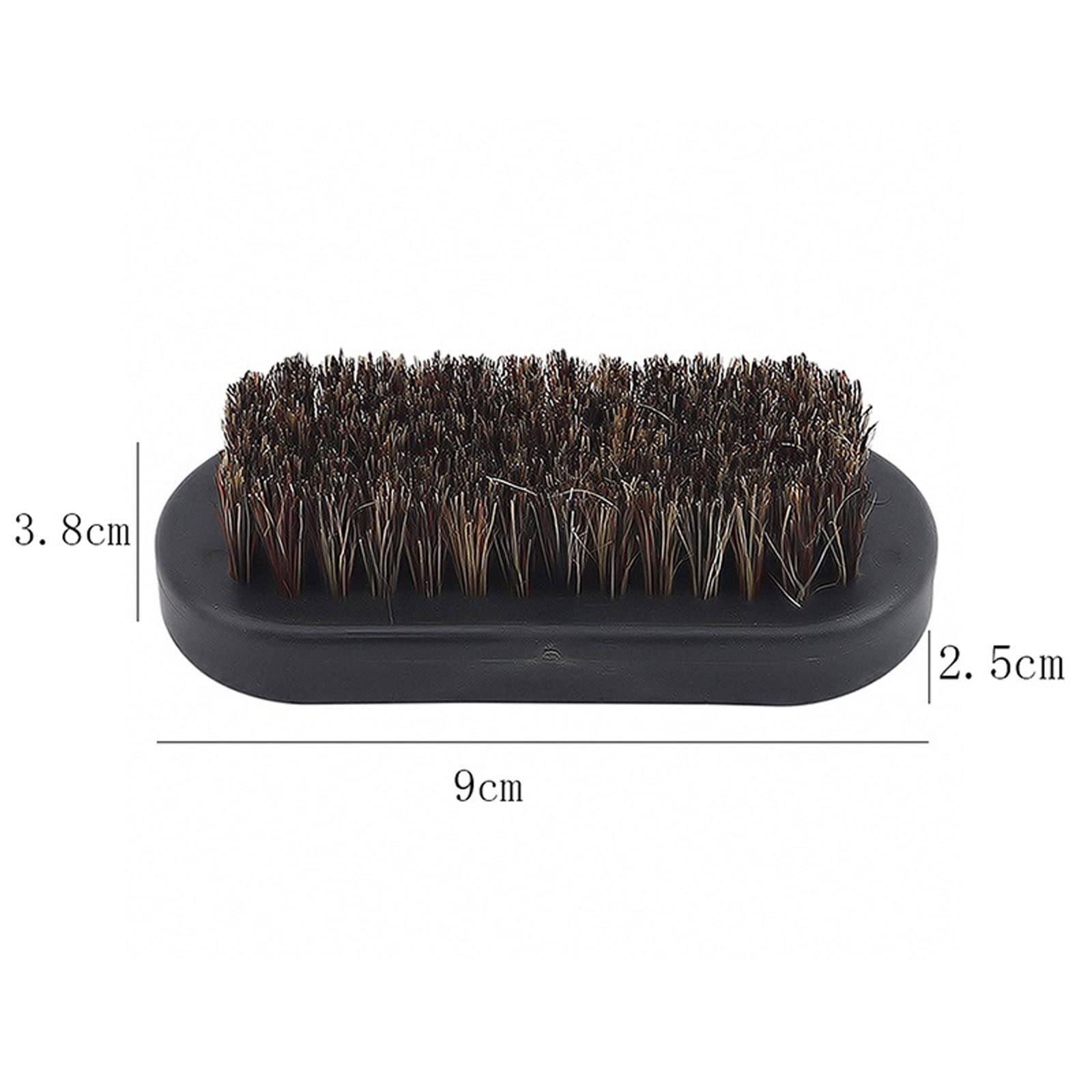 QUNINE Cepillo de cerdas duras y Suaves para Limpiar Zapatos y Botas con Mango de Madera, Cepillo de Limpieza portátil para el hogar, Dispositivo de Limpieza