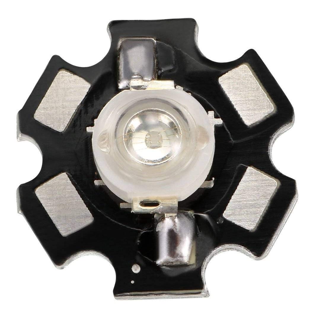 1 Watt Red LED with Heat Sink