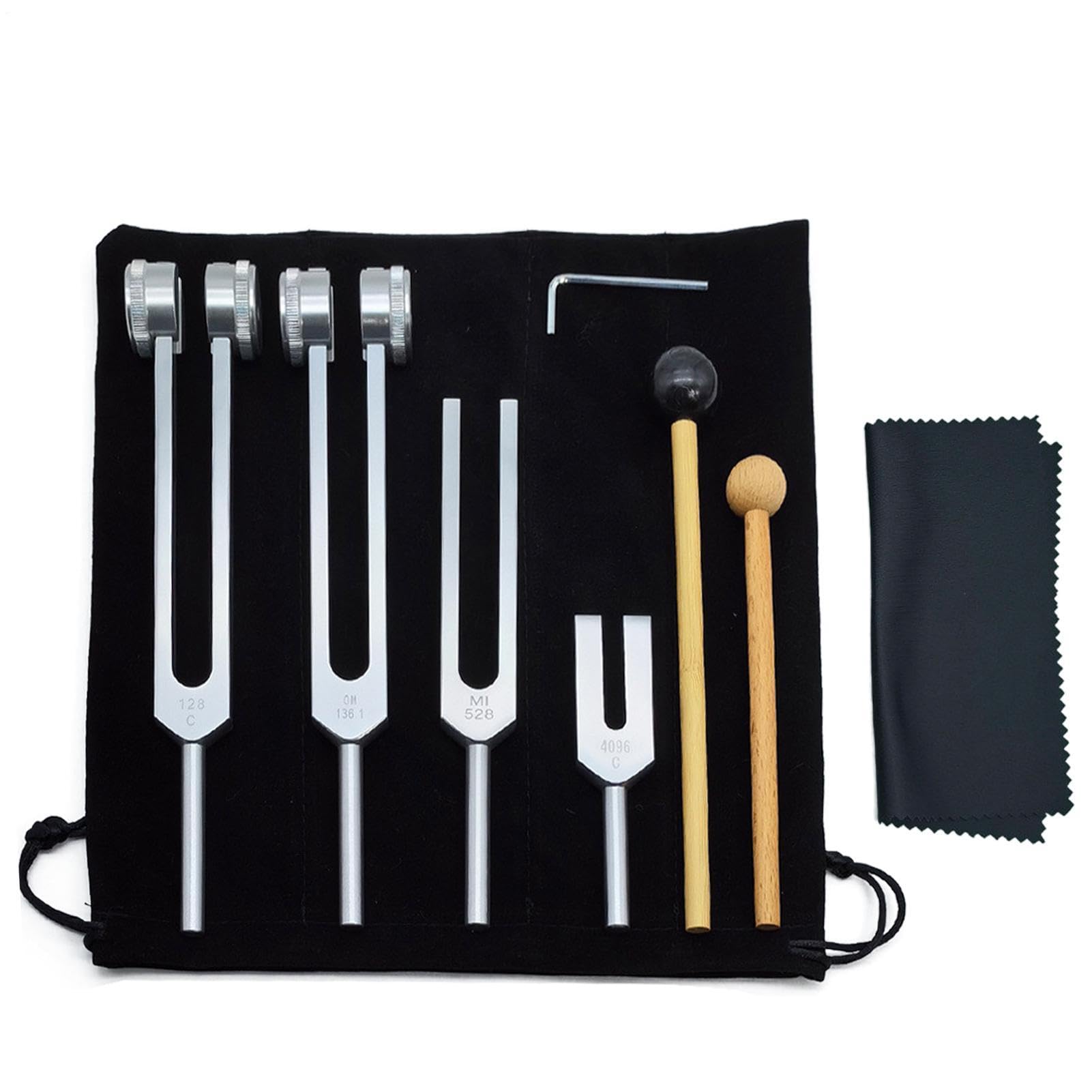 Diapason 128Hz, set di strumenti per la guarigione del suono, strumento multiuso per meditazione e yoga, per principianti ed esperti