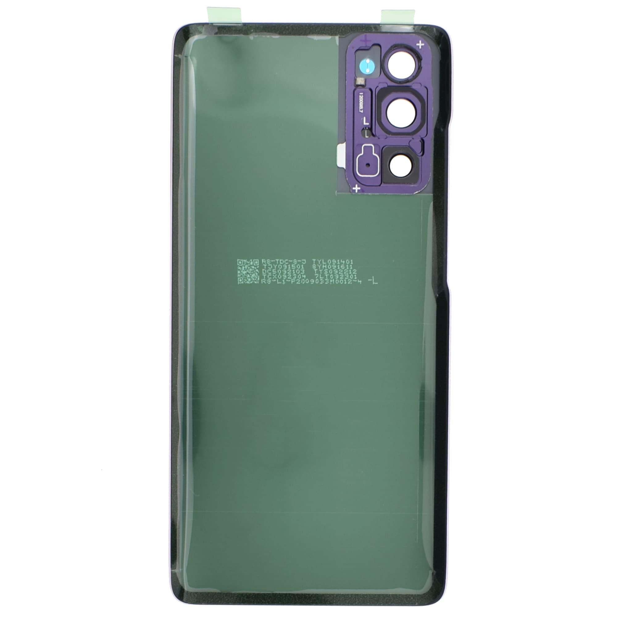 Cloud Lavender Plastic Back Panel Cover Replacement for Samsung Galaxy S20 FE 5G with Rear Camera's Frame Rear Camera's Glass Cover Pre-Install Adhesive and Installation Instruction Tool Kit