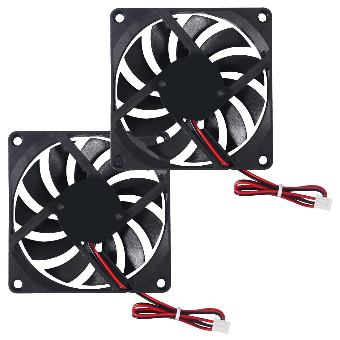 Snapklik.com : 2PCS 6010 5V Dual Ball Bearings Fan 60x60x10mm DC 5V ...