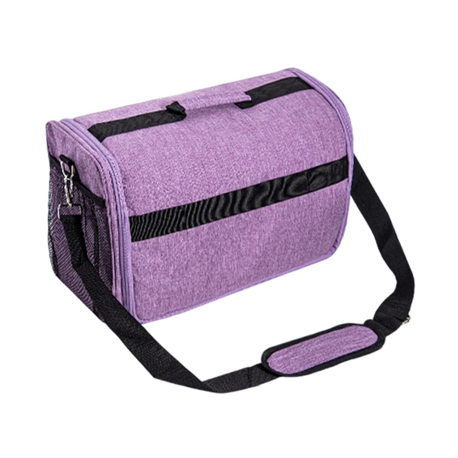 rockible Custodia protettiva per macchina da taglio, versatile, portatile e leggera, con tracolla, borsa tote per l'aula, Viola