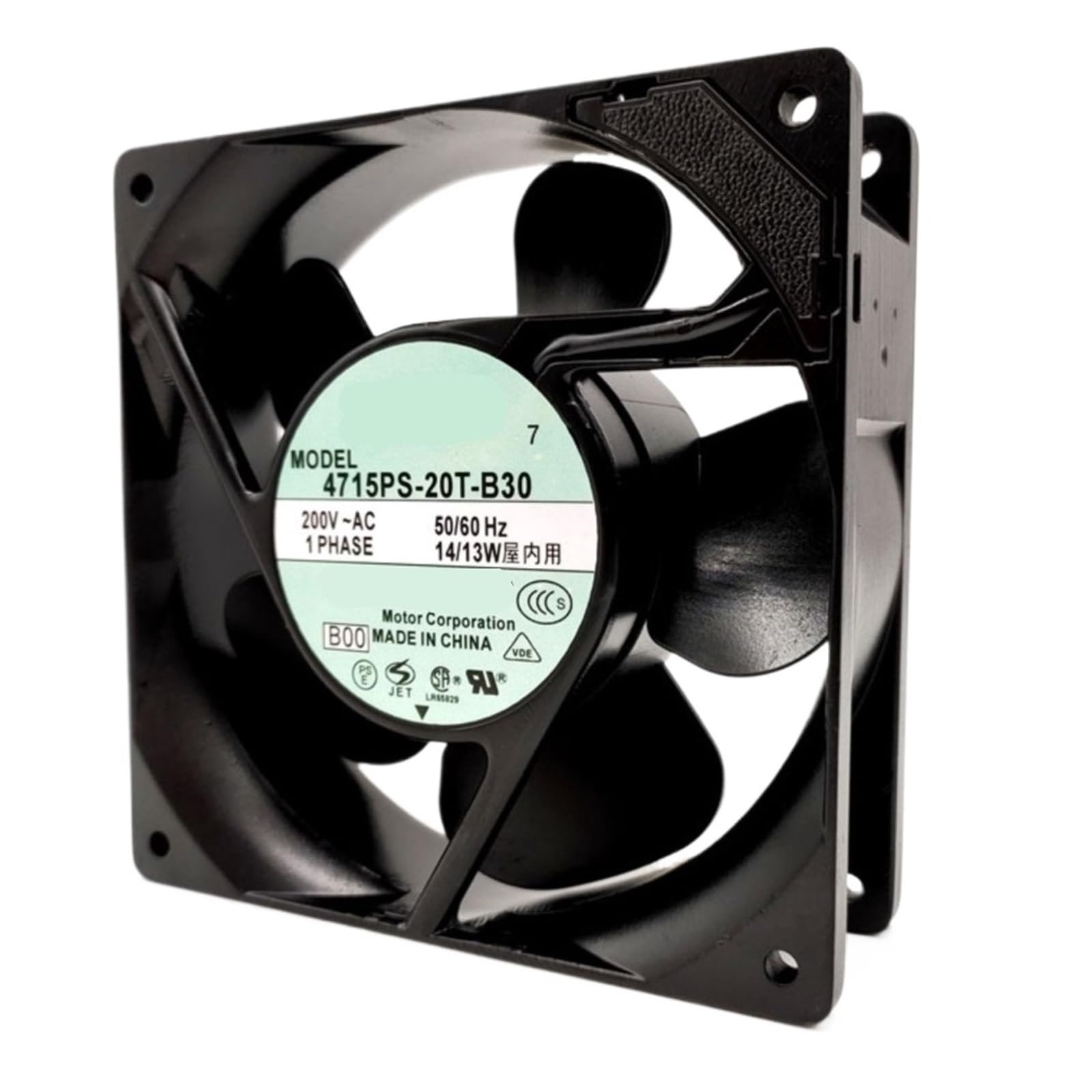 YMUGUEGH 120mm AC 200V Fan 4715PS-20T-B30,13/14W