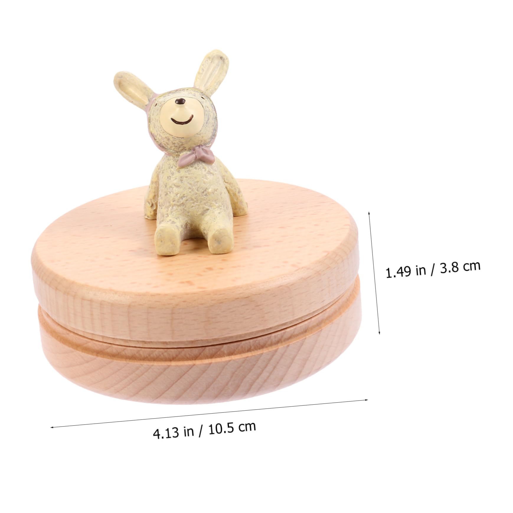 NOLITOY Caja de Recuerdos para Dientes de Leche Tabla de Dientes de Leche de Madera, Color Beige para Niños en Navidad y Año