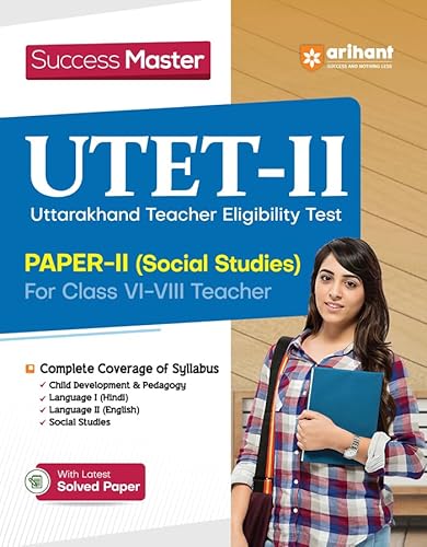 Success Master UTET Paper 2 Uttarakhand Teacher Eligibility Test for Class 6 to 8 Social Studies
