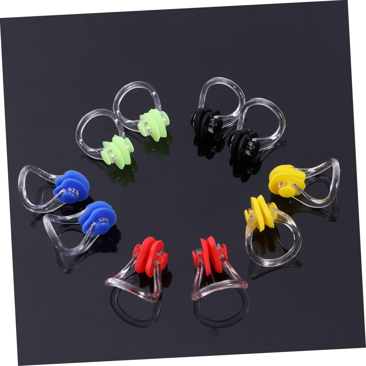 Kisangel Waterproof Nose Clip Nasal Wire Nose Clip Adults Swim Nose Clip Clips Goggles Swimming Adult Moldable
