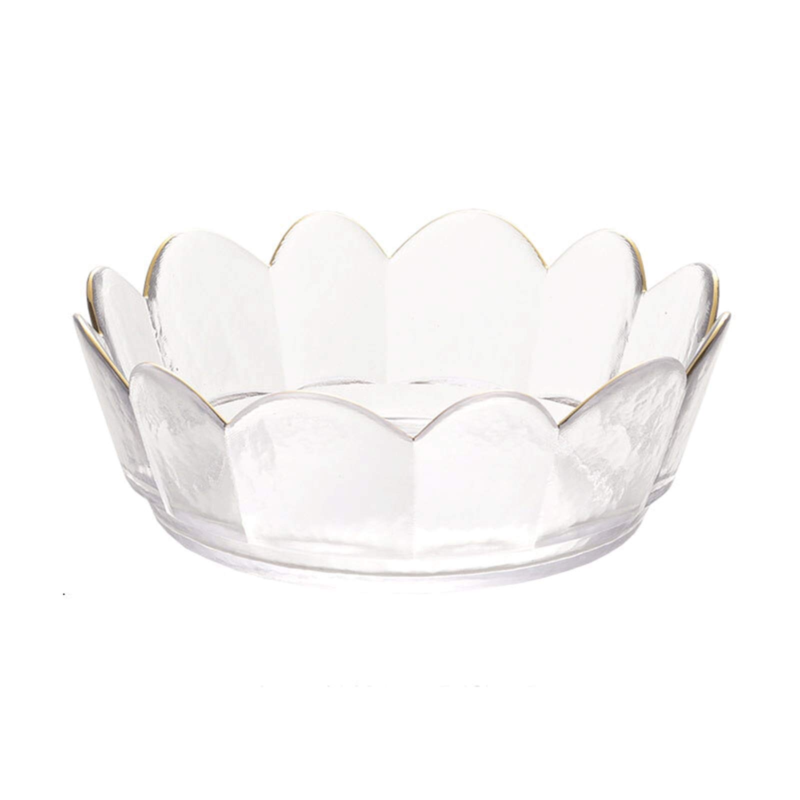 Miska na owoce, Miska na owoce Vintage Golden Edge, suszone miski(White,14.8cm)