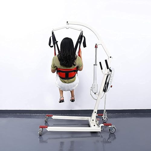 Miniatura 3 de Eslinga de elevación, eslingas de elevación para pacientes médicos con corte de cómoda, soporte de cuatro puntos para ducha, eslinga de elevación