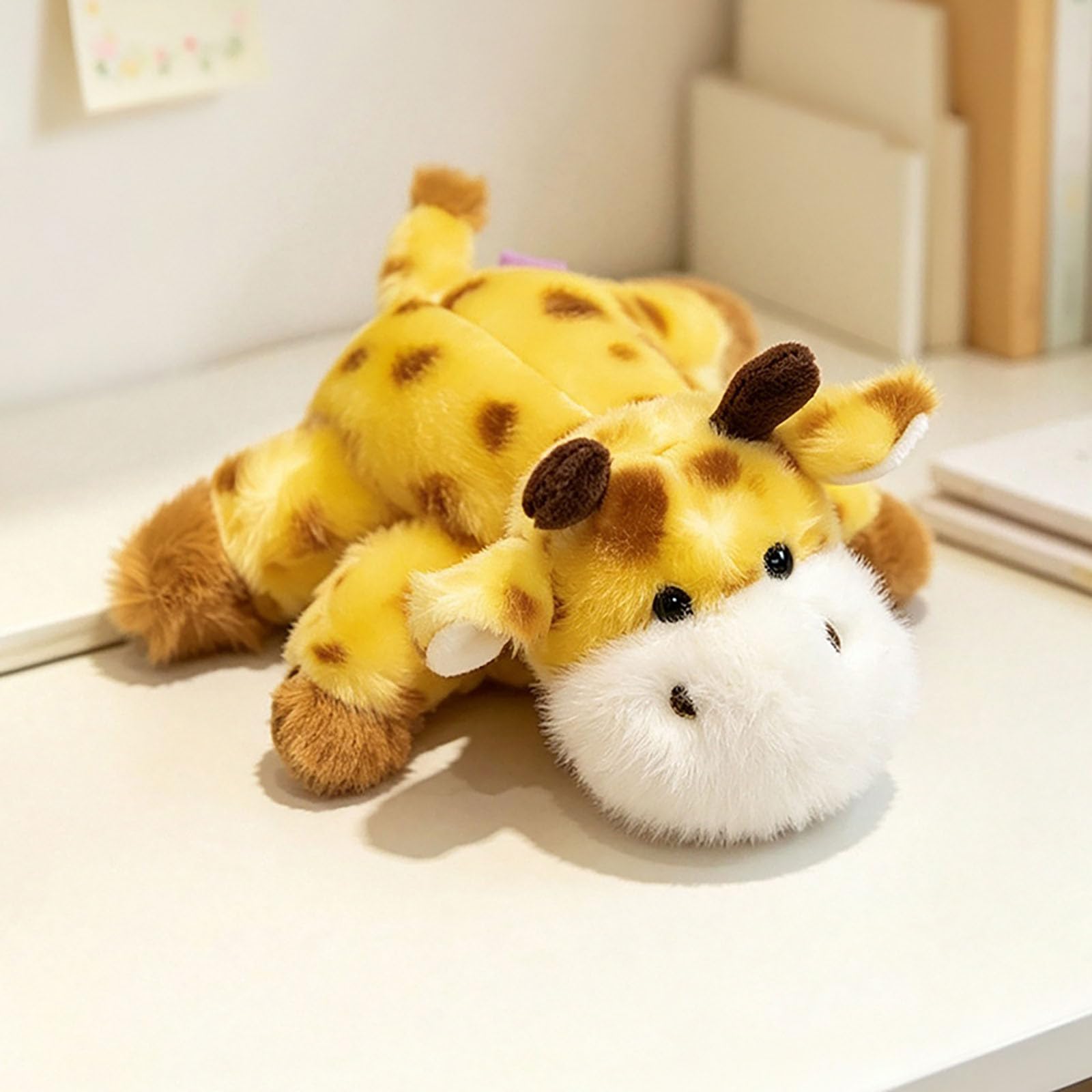 Cute Magnetic Shoulder Animal Plush Doll, Realistic Mini Stuffed Animal Figurine, Clingable Shoulder Plush Toy, Animal Fridge Magnet Ornament, Novelty Decorative Toy Gift for Children