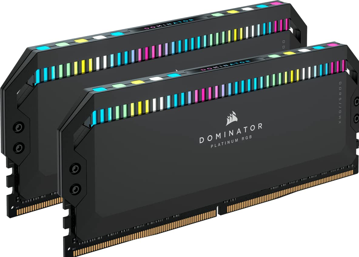 Amazon | CORSAIR DOMINATOR PLATINUM RGB DDR5 メモリ 32GB(16GB×2