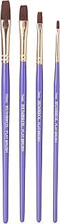 Humbrol, Purple, Flat Size 3mm, 5mm, 7mm, 10mm Brush Pack