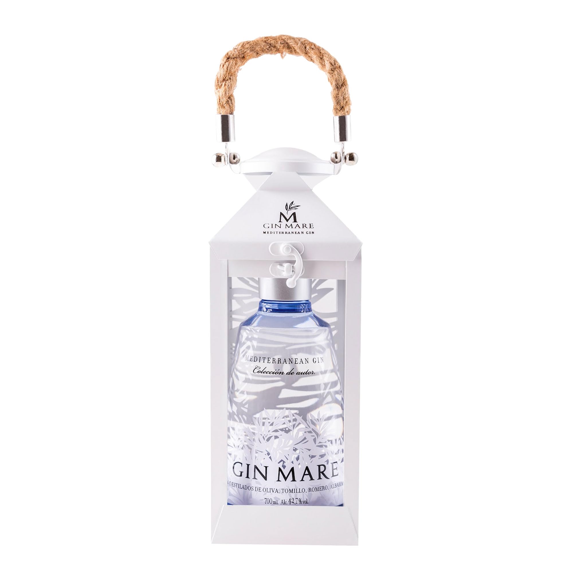 Gin Mare - Geschenkset 0,7 l Flasche mit edler Laterne - 42,7% Vol.