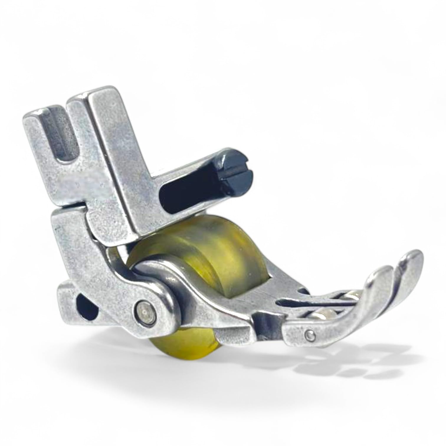 ZENITH T3 Roller Stainless Steel Silicone Wheel Presser Foot, 3-in-1 Single Needle Lockstitch Industrial Sewing Machine Accessory for Jack, Juki, Maqi etc (1PC)