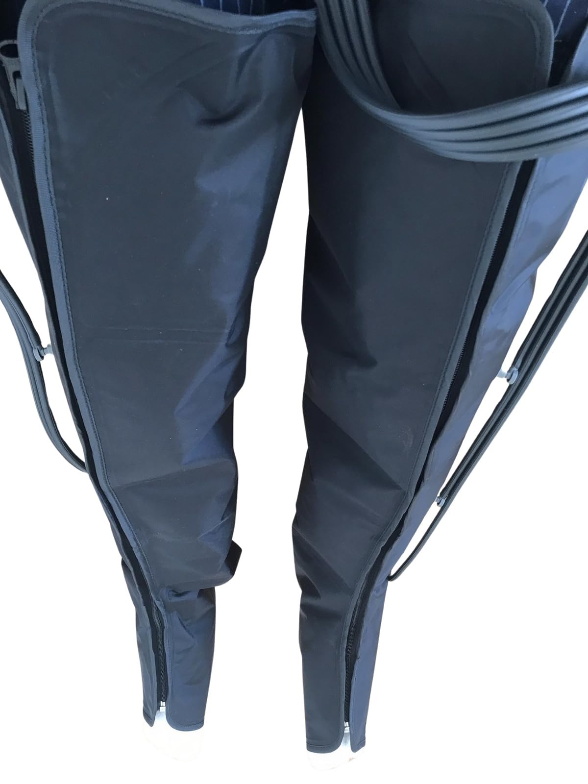 Macchina di Pressoterapia, Massaggiatore per le gambe con compressione ad aria per migliorare la circolazione, il recupero fisico, il relax e il drenaggio linfatico (domestico o profess.) (Nero)